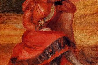 Spanish Dancer in a Red Dress