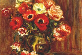 Still life with anemones