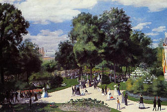 The Champs Elysees during the Paris Fair of 1867