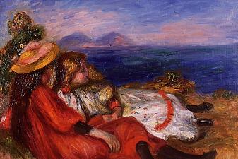 Two Little Girls on the Beach