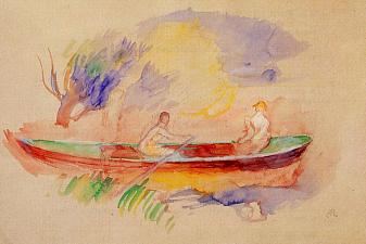Two Women in a Rowboat
