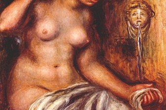 Woman at the fountain