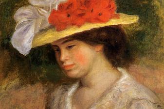 Woman in a Flowered Hat