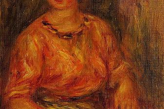 Woman in a Red Blouse