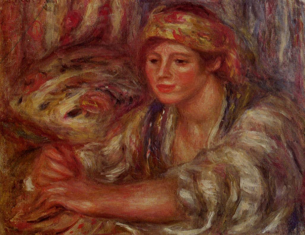 Woman Playing Cards 