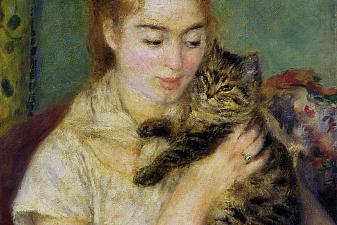 Woman with a Cat