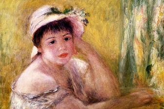 Woman with a Straw Hat