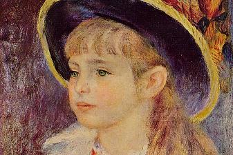 Young Girl in a Blue Hat