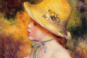 Young Girl in a Straw Hat