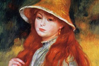Young Girl in a Straw Hat