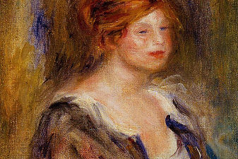 Young Girl in Blue (Head of a Blond Woman)