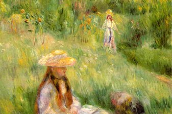 Young Girl in the Garden at Mezy