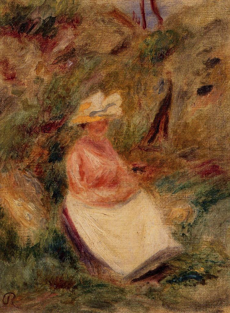 Young Girl in the Woods 