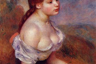 Young Girl with Daisies