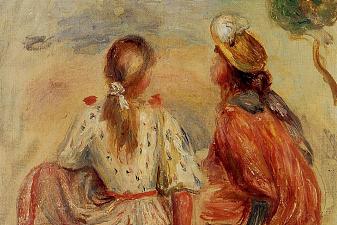 Young Girls on the Beach