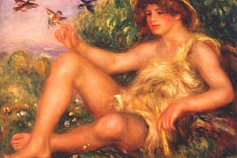 Young shepherd in repose (Alexander Thurneysson)