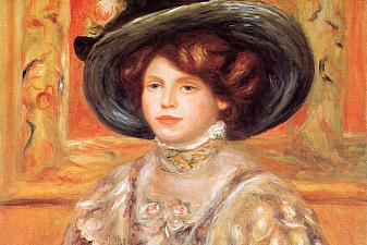 Young Woman in a Blue Hat