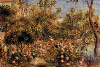 Young Woman in a Garden Cagnes