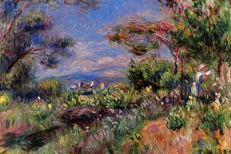 Young Woman in a Landscape, Cagnes