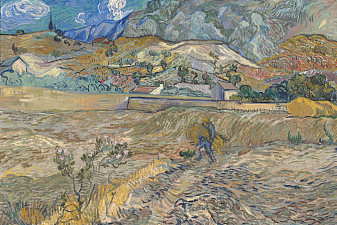 Enclosed Field with Peasant