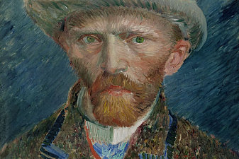 Self Portrait with a Grey Felt Hat