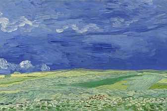 Wheatfields under Thunderclouds