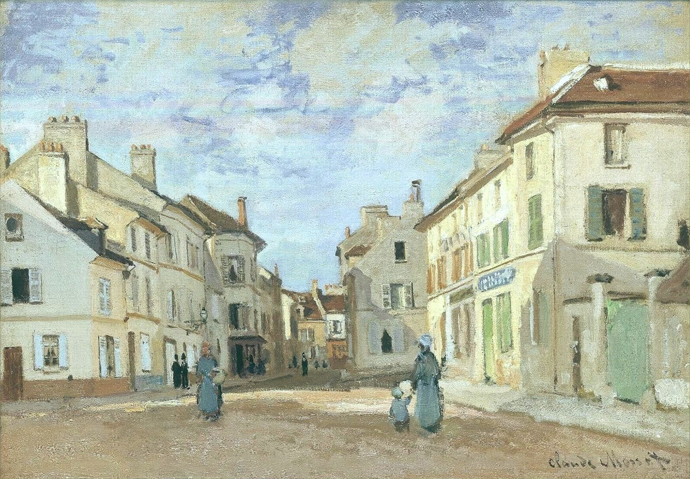 An Old Street of Chaussee Argenteuil 阿根廷的一条老街