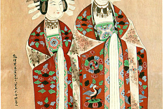 敦煌莫高窟098窟 女供养人 五代