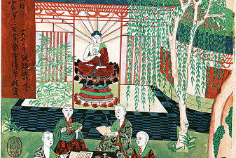 敦煌莫高窟217窟 咏经图 初唐