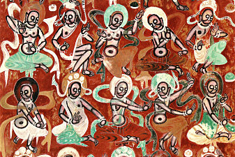 敦煌莫高窟272窟 坐式供养菩萨 北凉