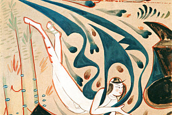 敦煌莫高窟285 童子飞天 西魏