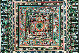 敦煌莫高窟361窟 莲花法器藻井 晚唐