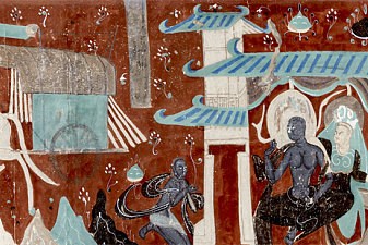 Dunhuang Mogao Grottoes, Cave 257, Nine-colored Deer Bunsheng, Northern Wei Dynasty