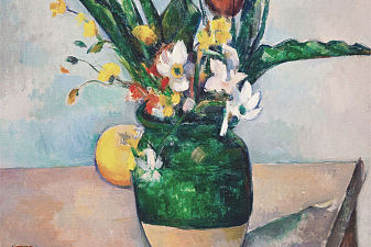 Still Life, Tulips and apples