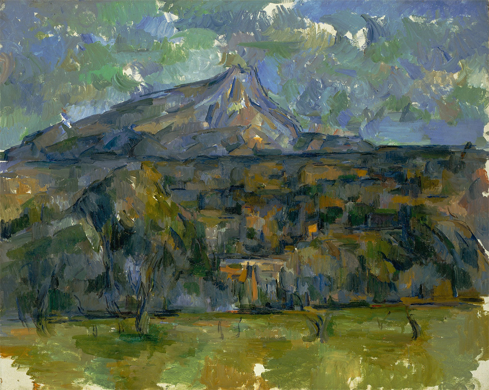 Mont Sainte-Victoire Seen from les Lauves 从雷挪威小镇看圣维克托山