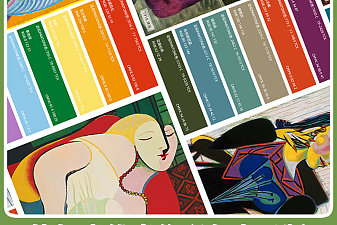 Picasso's masterpiece color scheme 20 pieces (matching Pantone color number)