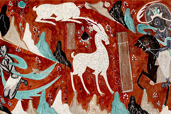 敦煌莫高窟257窟 九色鹿本生 北魏