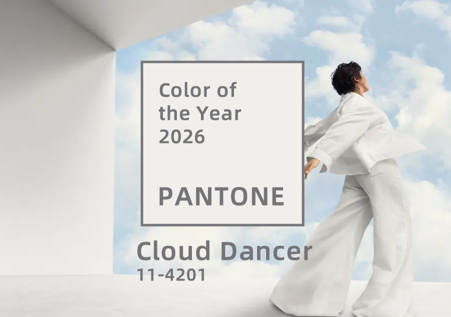 Pantone2026年度代表色：PANTONE 11-4201 Cloud Dancer 云上舞白