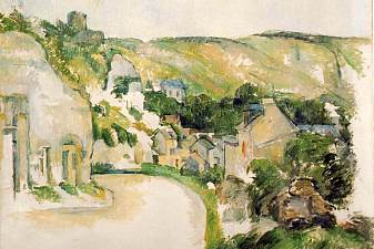 A Turn in the Road at La Roche-Guyon