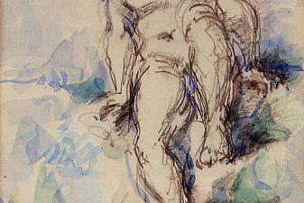 Bather Entering the Water