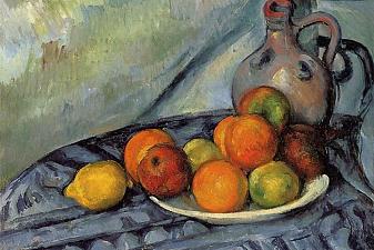 Fruit and Jug on a Table