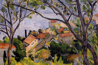 L‘Estaque. View through the Trees