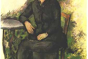Madame Cezanne in the garden