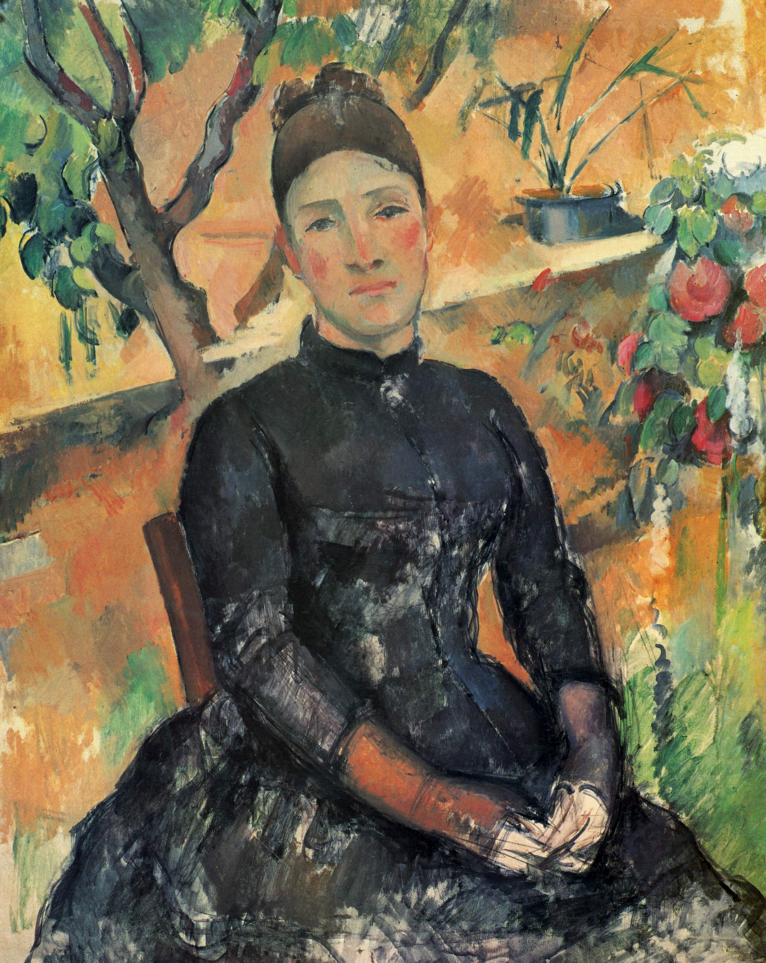 Madame Cezanne in the Greenhouse 