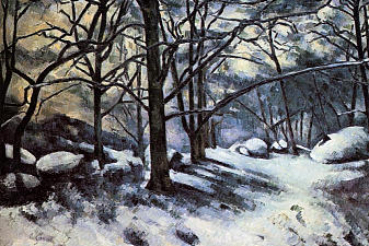 Melting Snow. Fontainbleau