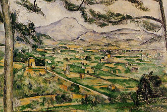 Mont Sainte-Victoire with Large Pine