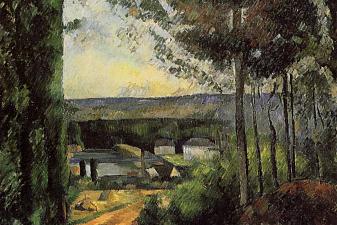 Road, Trees and Lake