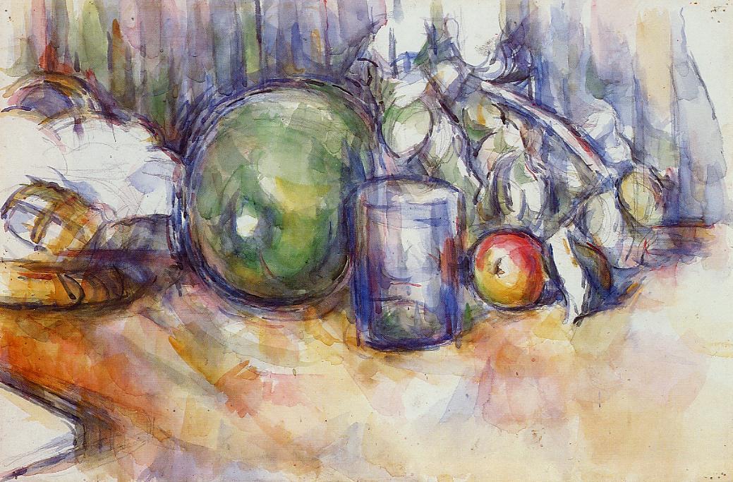 Still Life with Green Melon 