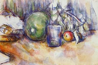 Still Life with Green Melon