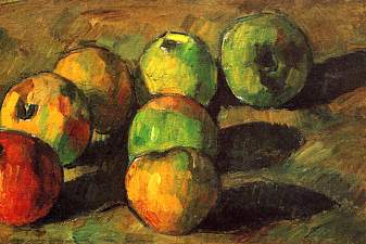 Still life with seven apples